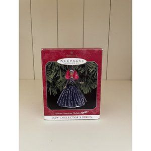 Hallmark 1997African American Holiday Barbie Ornament Collector Series NIB